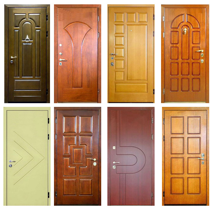 обшивка входных металлических дверей