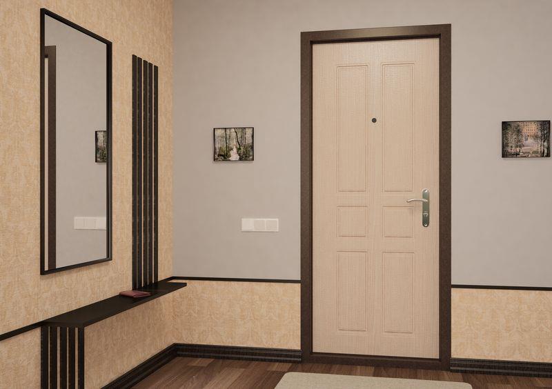 дверь и наличники разного цвета фото интерьеров