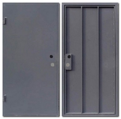 металлические строительные двери