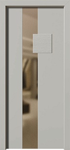 Уличная  железная входная дверь в частный дом со вставками из стекла Termo 198676 в Москве