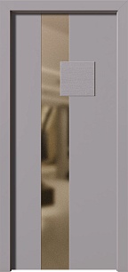 Теплая железная дверь Termo 198276 крашенные по Ral со стеклом в Москве