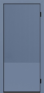 Уличная  железная входная дверь в частный дом со вставками из стекла Termo 198676 в Москве