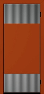 Ламинированная серая входная дверь Trend 197342 в многоквартирный дом в Москве