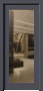 Стальная дверь на улицу для частного дома со вставками из стекла Termo 230960 в Москве