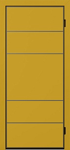 Недорогая одностворчатая гладкая входная дверь Next 197824 в Москве