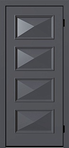 Тёмная одностворчатая железная дверь Color 199463 стандарт в Москве