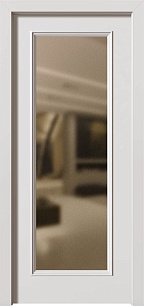 Светлая входная дверь Termo 198591 в коттедж  МДФ в Москве