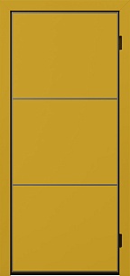 Тёмная недорогая одностворчатая дверь Color 199673 в Москве