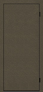 Морозостойкая металлическая дверь Termo 197676 с порошковым напылением с зеркалом в Москве