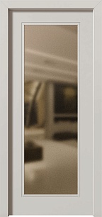 Теплая окрашенная дверь Termo 199551 МДФ в Москве