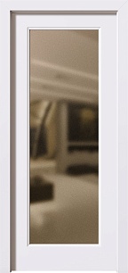 Белая недорогая одностворчатая металлическая дверь Termo 213726 в Москве