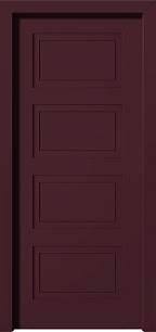 Одностворчатая гладкая утепленная входная дверь Termo 300476 в Москве