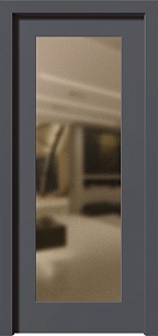 Взломостойкие окрашенная стальная дверь Trend 198197 с фрезеровкой в Москве