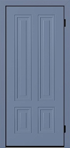 Утепленная эмалированная железная дверь Termo 199476 со стеклом в Москве