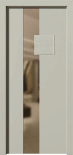 Одностворчатая морозостойкая железная дверь Termo 197876 с фрезеровкой в Москве