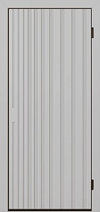 Утепленная эмалированная стальная дверь Termo 199491 со стеклом в Москве