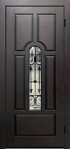 Стальная дверь для улицы в частный дом с остеклением Termo 303779 в Москве